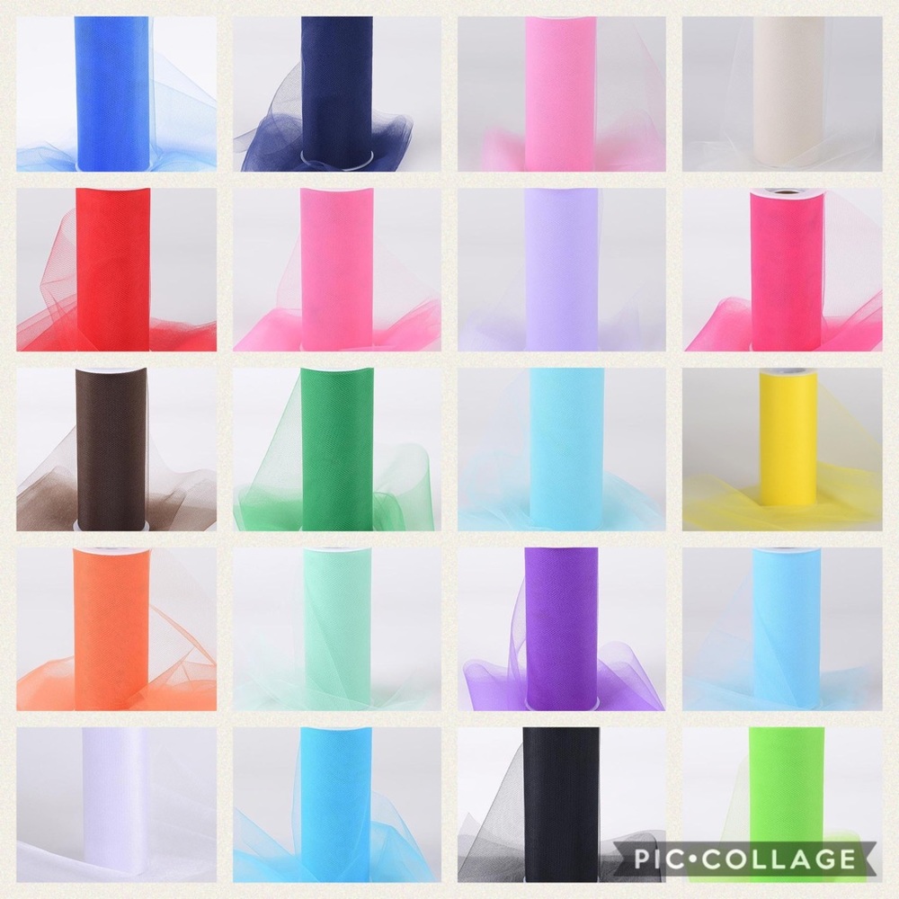 6in.X25yards tulle roll